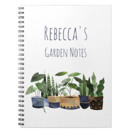 Persoonlijke potplant & Cactus Tuin Notitieboek