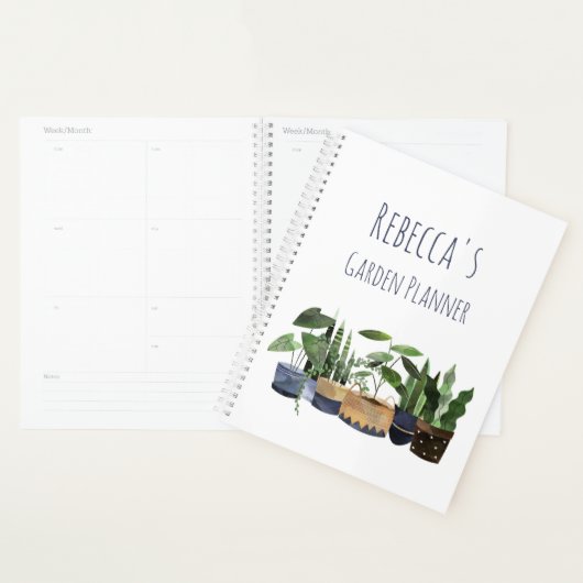 Persoonlijke potplant & Cactus Tuin  Planner (Display)