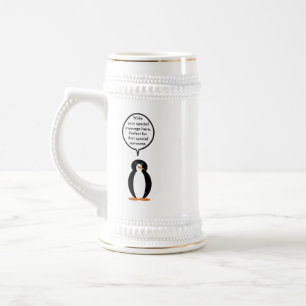 Persoonlijke pratende pinguïdame Ms. Penguin in ha Bierpul