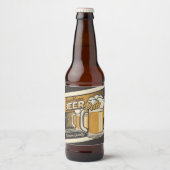Persoonlijke Premium Koude Bierpul Pub Bar Bier Etiket (Voorkant)