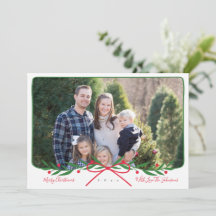 Persoonlijke preppy Holiday Wreater met Red Bow