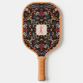 Persoonlijke Preppy Retro Pickleball Paddle (Voorkant)