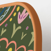 Persoonlijke Preppy Retro Pickleball Paddle (Links Detail)