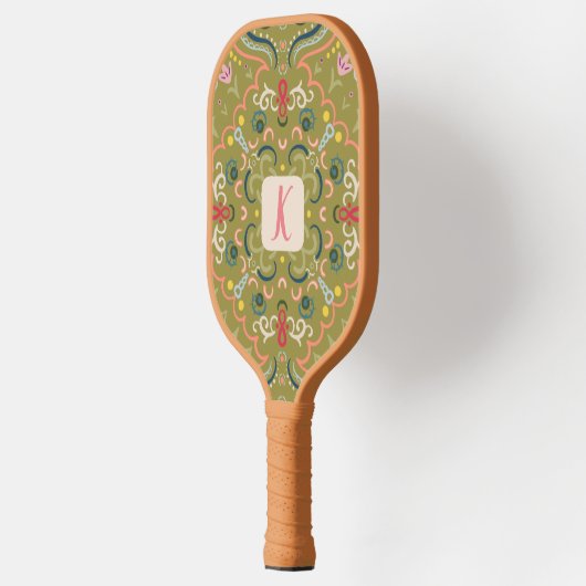 Persoonlijke Preppy Retro Pickleball Paddle (Links)
