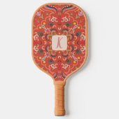 Persoonlijke Preppy Retro Pickleball Paddle (Voorkant)