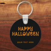 Persoonlijke Prettig Halloween Sleutelhanger (Achterkant)