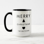 Persoonlijke Prettig Kerstmis Douane Mok Vakantie (Links)