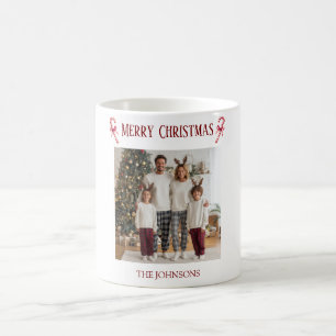 Persoonlijke Prettig Kerstmis Familie Foto Mok