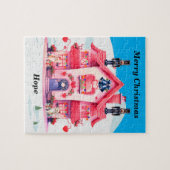 Persoonlijke Prettig Kerstmis Legpuzzel (Horizontaal)