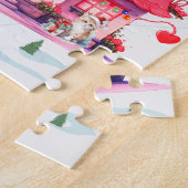 Persoonlijke Prettig Kerstmis Legpuzzel (Zijkant)