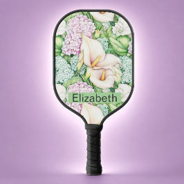 Persoonlijke Pretty Pastel Calla Lily Pickleball Paddle