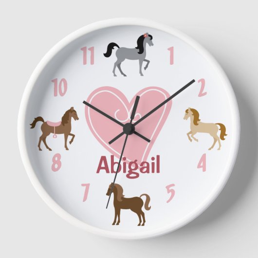 Persoonlijke Pretty Ponies en Roze Hart Paard (Voorkant)