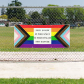 Persoonlijke Pride Parade en muur banner (Insitu)