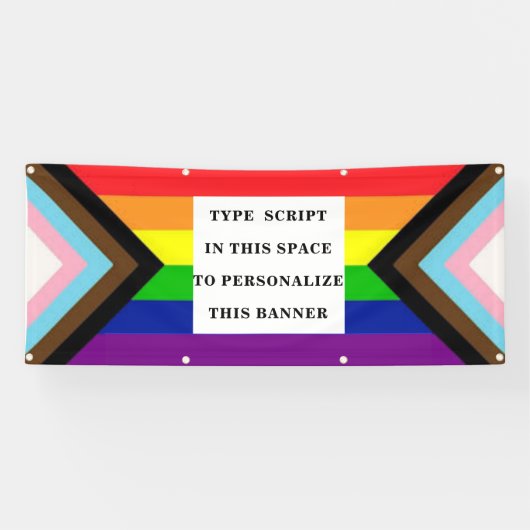 Persoonlijke Pride Parade en muur banner (Horizontaal)