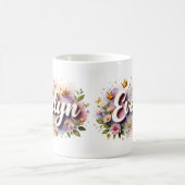 Persoonlijke Princess Floral Mok – Met Naam (Center)