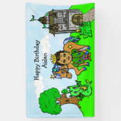 Persoonlijke Prins Birthday Banner (Verticaal)