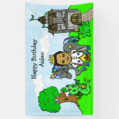 Persoonlijke Prins Verjaardagsbanner Spandoek (Verticaal)