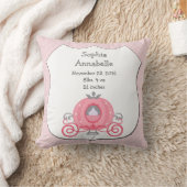 Persoonlijke prinses Carriage Baby Girl Pillow Kussen (Deken)