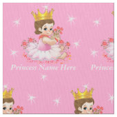 Persoonlijke prinses Fabric van de Yard Jouw tekst Stof (Close Up)