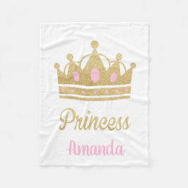 Persoonlijke prinses Fleece Blanket