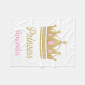 Persoonlijke prinses Fleece Blanket Deken (Voorkant (Horizontaal))