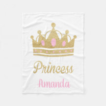 Persoonlijke prinses Fleece Blanket