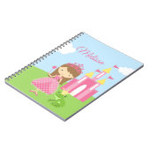 Persoonlijke prinses notebook / Journal of Girls Notitieboek (Linkerzijde)