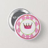 Persoonlijke prinses ronde button 5,7 cm (Voorkant /achterkant)