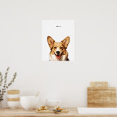 Persoonlijke Print Cardigan Welsh Corgi (Keuken)