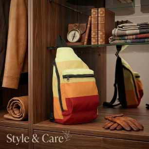 Persoonlijke Print Cut Sew Sling Tas voor Jou
