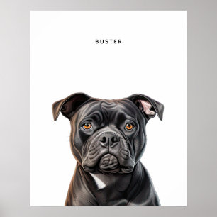 Persoonlijke Print Staffordshire Bull Terrier