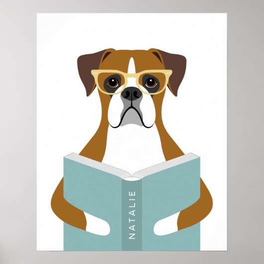 Persoonlijke print van Boxer-hond (Voorkant)