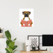 Persoonlijke print van Boxer-hond (Thuiskantoor)