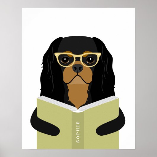 Persoonlijke print van Cavalier-hond (Voorkant)