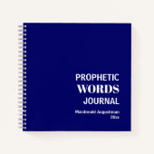 Persoonlijke profetische woorden Prayer Journal Notitieboek (Voorkant)