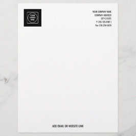 Persoonlijke promotie Zakelijk Logo briefpapier Briefhoofd