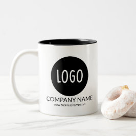 Persoonlijke promotionele Logo met twee toetsen vo Tweekleurige Koffiemok