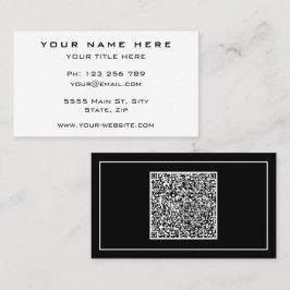 Persoonlijke Promotionele QR Code Zakelijke Kaarte Visitekaartje