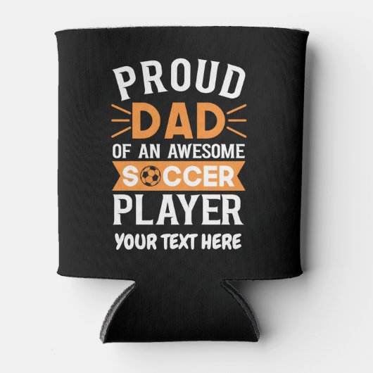 Persoonlijke proud Voetbal Blikjeskoeler (Voorkant)