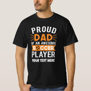 Persoonlijke proud Voetbal T-shirt