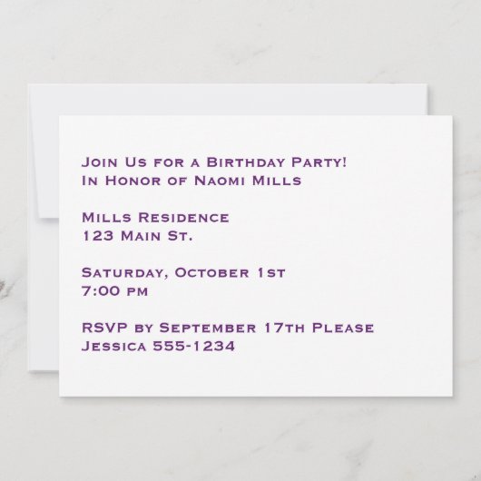 Persoonlijke Psychedelic Vortex Birthday Party Kaart (Achterkant)