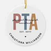 Persoonlijke PTA Fysiotherapeut Assistent Keramisch Ornament (Voorkant)