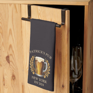 Persoonlijke Pubbord Bar Handdoek met Aangepaste N