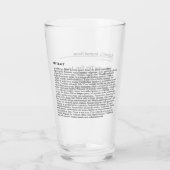 Persoonlijke publicatie Drink glas (Achterkant)