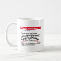 Persoonlijke publicatieklassieke Mok - Rood