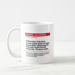 Persoonlijke publicatieklassieke Mok - Rood