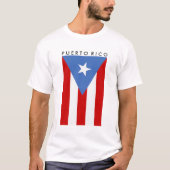 Persoonlijke Puerto Ricaanse vlag T-shirt (Voorkant)