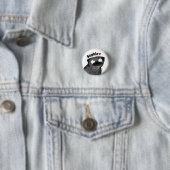 Persoonlijke Pug Naam Knop, Aangepaste Naam Pug Ronde Button 3,2 Cm (In situ)