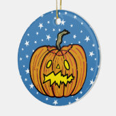 Persoonlijke pumpkin Halloween Hanging Ornament (Links)