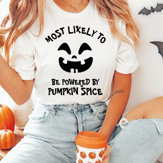 Persoonlijke Pumpkin Spice Halloween T-shirt
